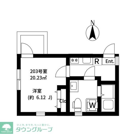 EXENTIA ROKUCHOの物件間取画像
